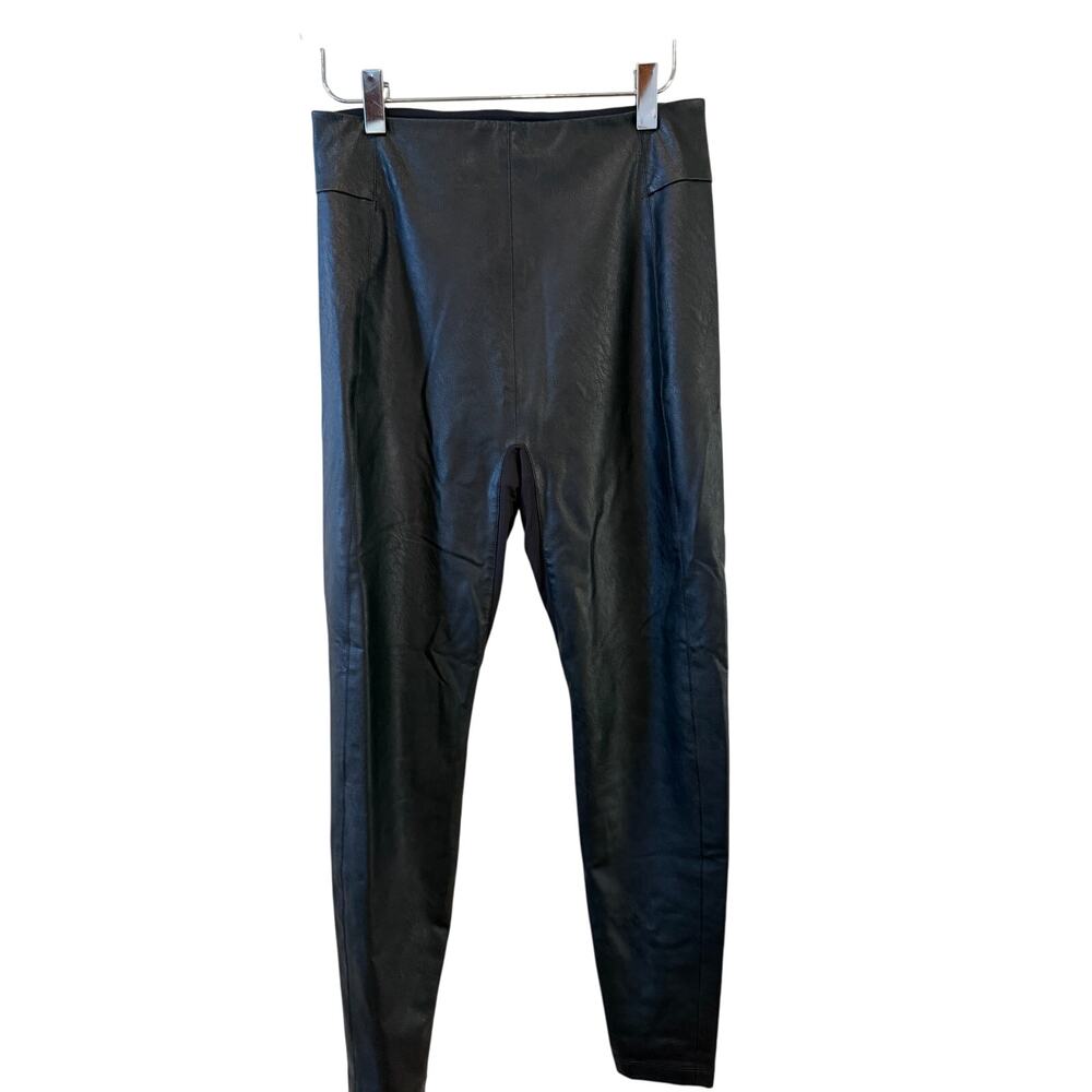 Honeylove Faux Leather Leggings Black M - Picture 2 of 10